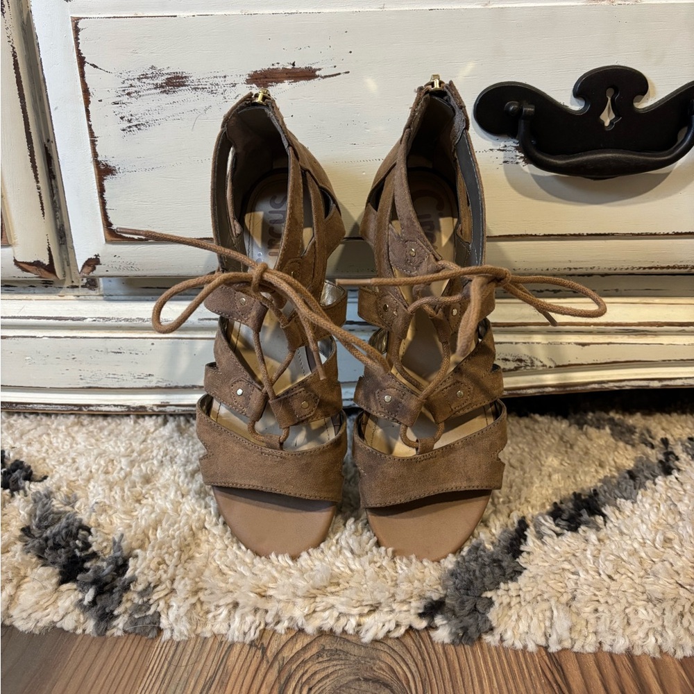 Brown Strappy Sandals